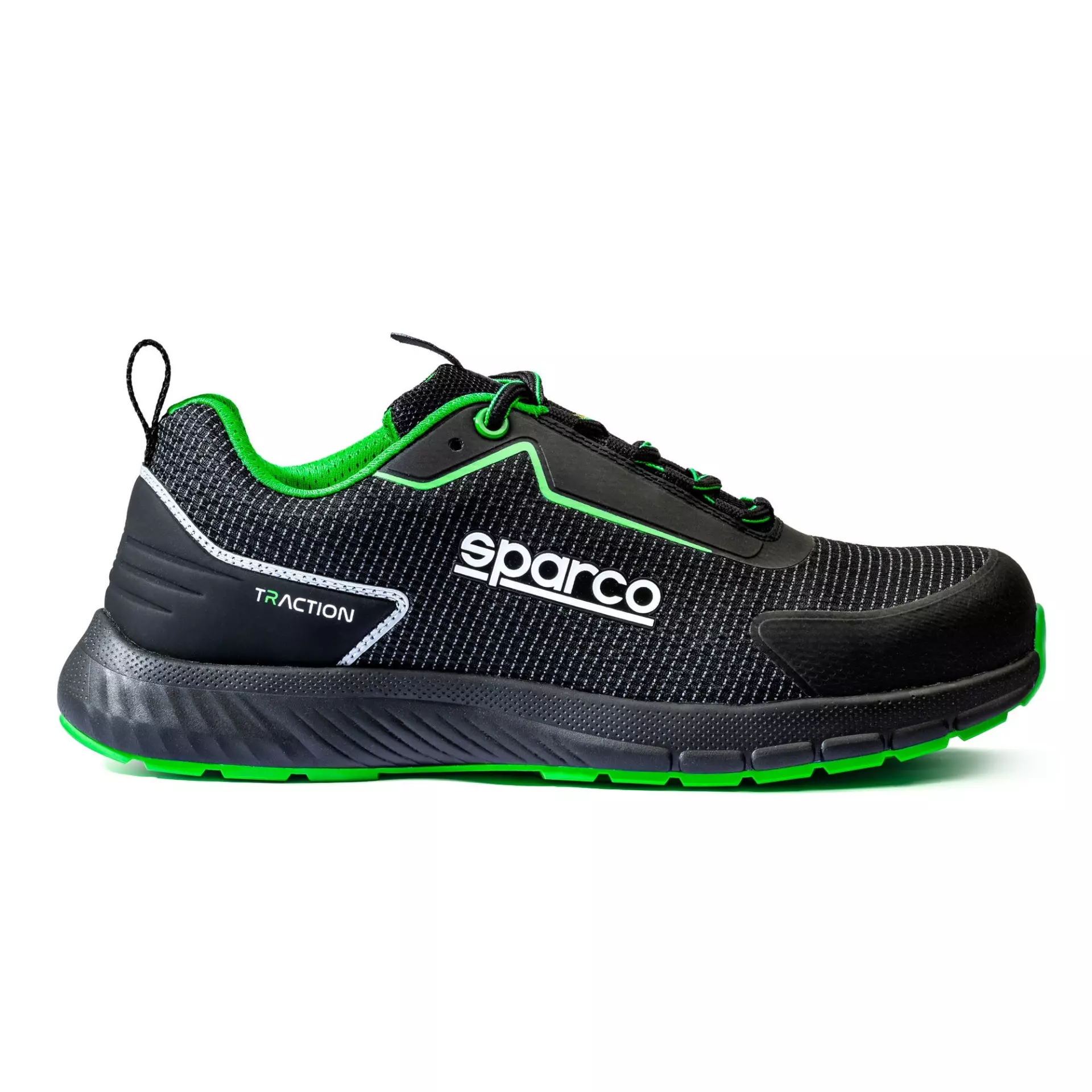 Sparco BTB0002B0-K15, Traction Safety Shoes S1PS, Black/Green, image 3