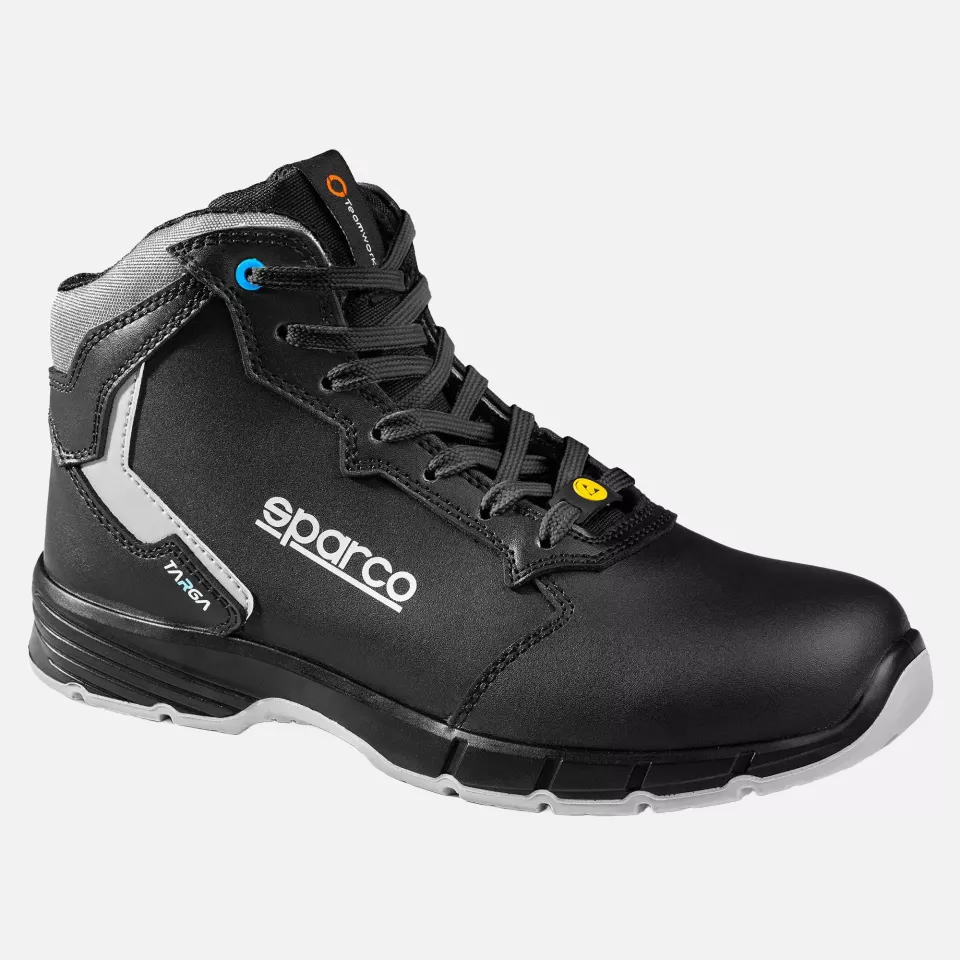Sparco BTB0012B0-K11, TARGA-H Safety Shoes ESD S3S SR FO, Black/Dark Grey, image 1, gallery thumbnail
