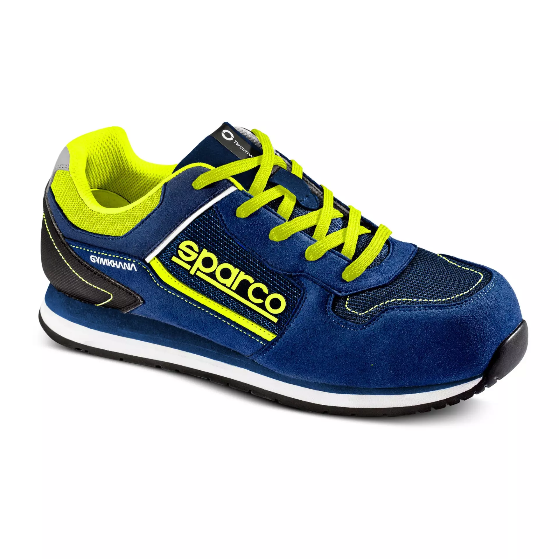 Sparco 07527BMGF, Gymkhana Dani Safety Shoes S1P SRC, Navy Blue/Yellow, image 2