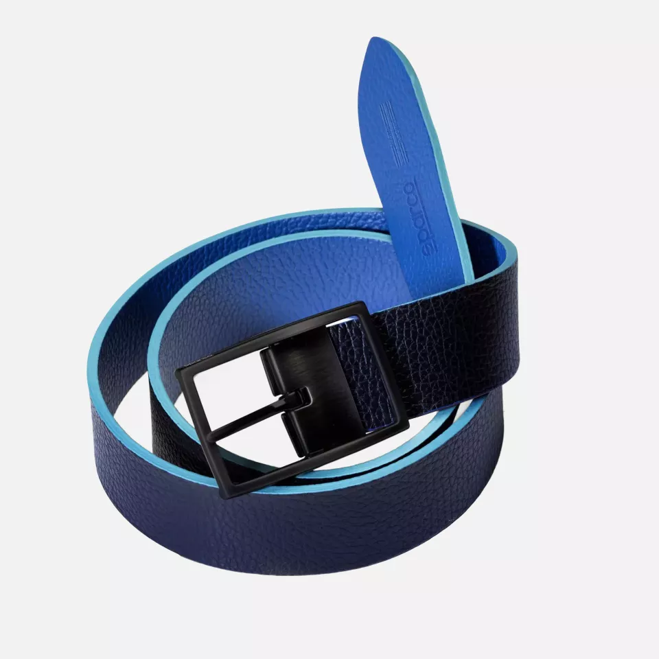 Sparco 099149MR, Martini-R Reversible Belt, Blue/Black Leather, image 1, gallery thumbnail