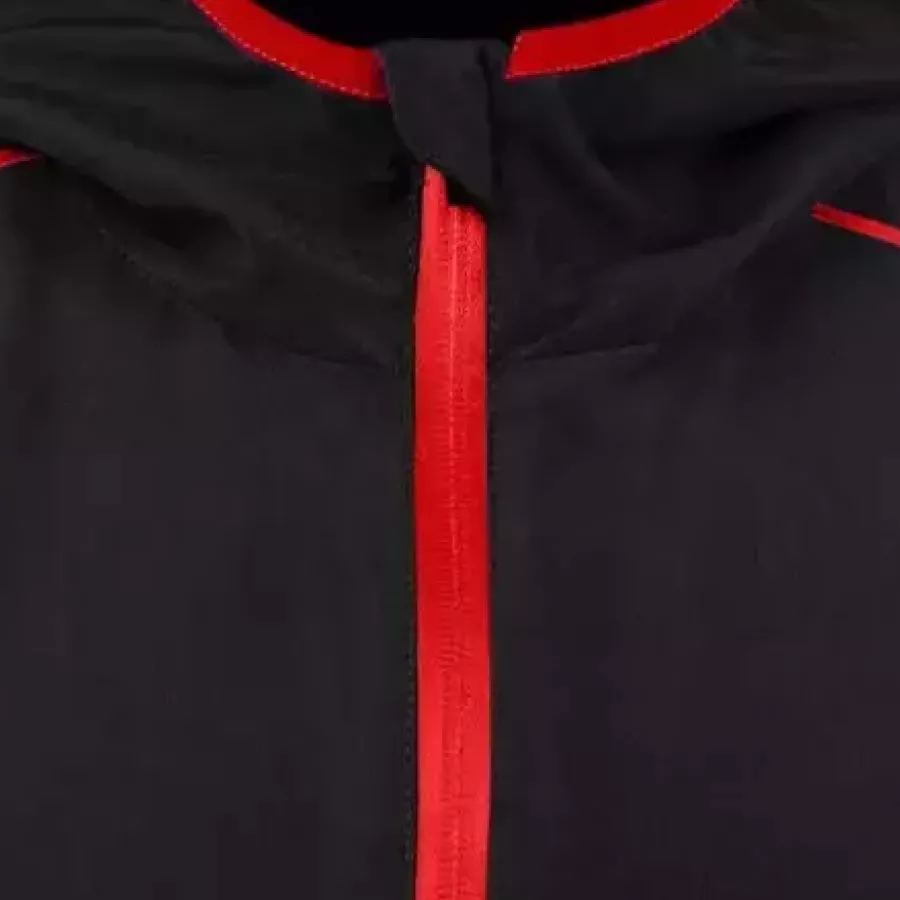 **Reißverschluss** ermöglicht schnelles, leichtgängiges Schließen für anpassbaren Komfort den ganzen Tag über.