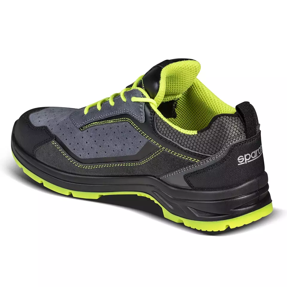 Sparco 07538GSGF, Indy Texas Saftey Shoes S1PS SR FO LG, Gray/Yellow, image 2, gallery thumbnail