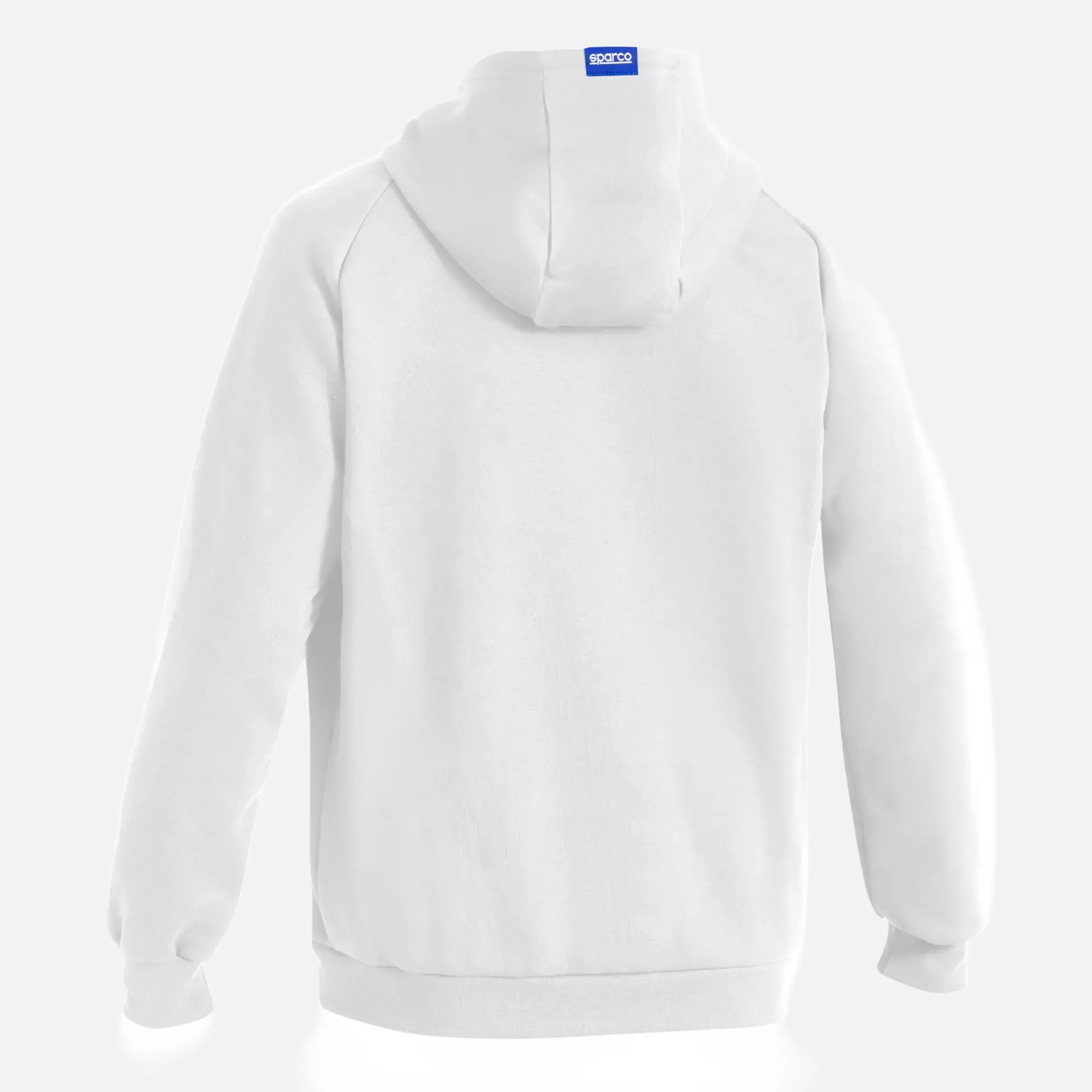 Sparco BMF0010S0-W01, Gulf Hooded Sweatshirt Full Zip, White, image 2