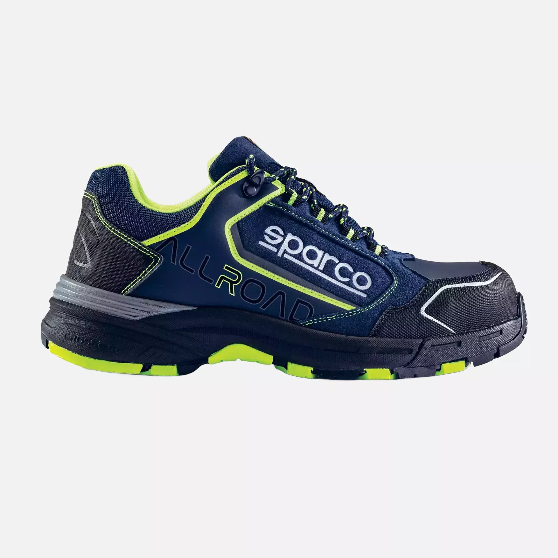 Sparco 07528BMGF, Allroad Sochi Saftey Shoes ESD S3S SR FO HRO, Navy Blue/Yellow, image 3