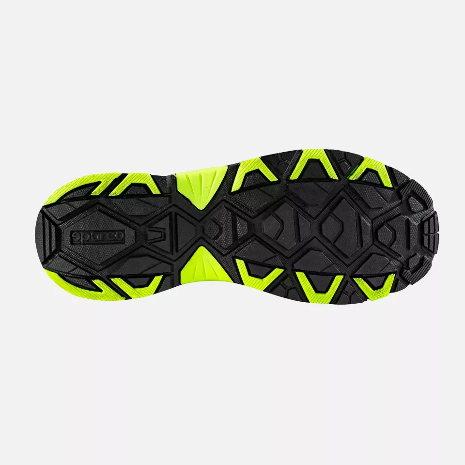 Sparco 07528BMGF, Allroad Sochi Saftey Shoes ESD S3S SR FO HRO, Navy Blue/Yellow, image 4, gallery thumbnail