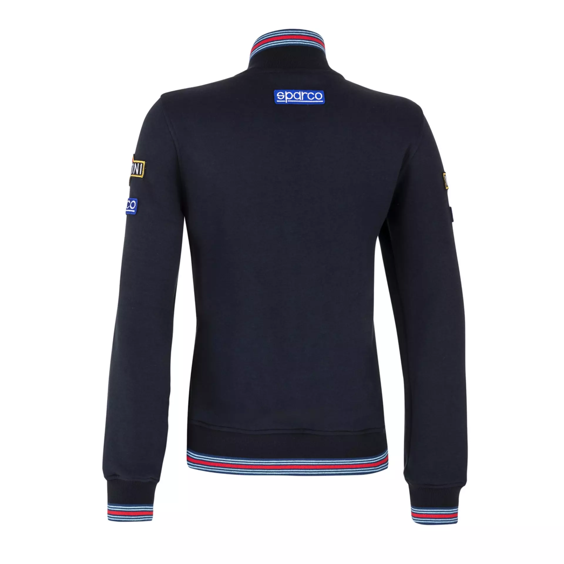 Sparco 013033MR-BM, MR Lady Sweatshirt mit durchgehendem Reißverschluss, Marineblau, image 2