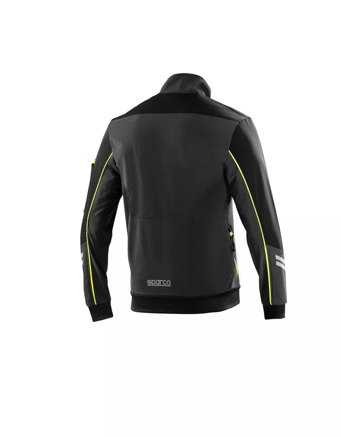 Sparco 02413GSGF, Austin Tech Softshelljacke, Grau/Gelb, image 2