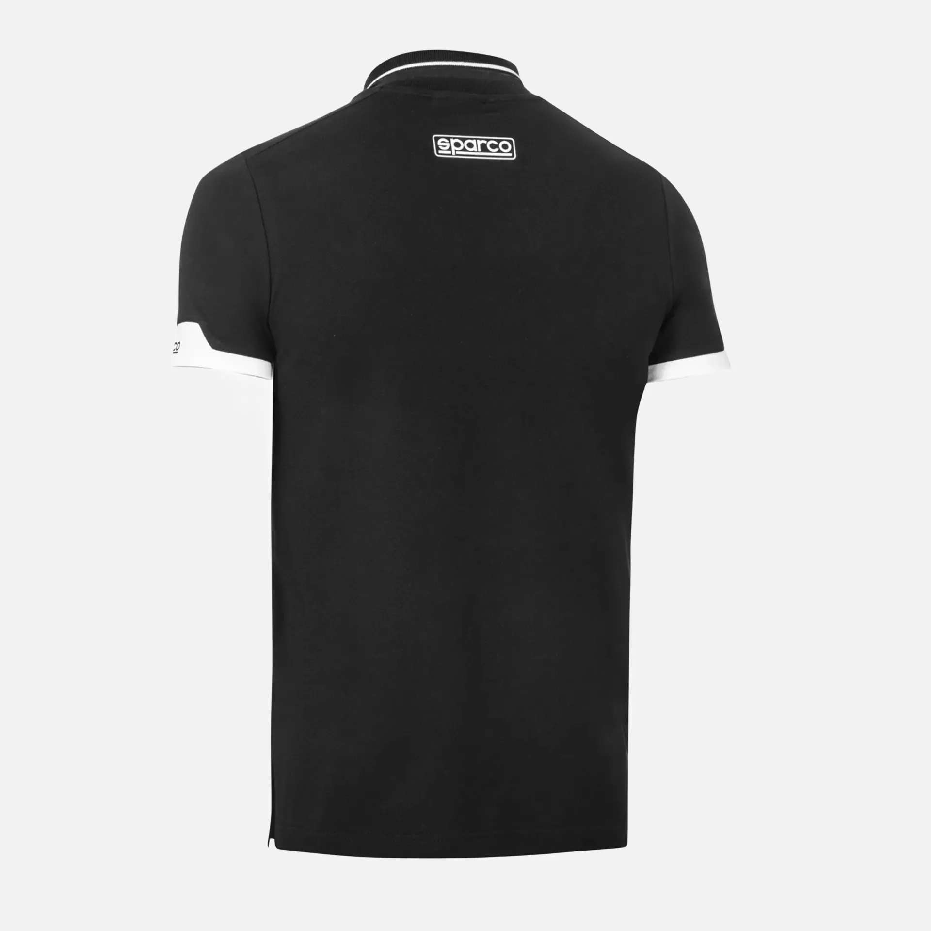 Sparco 013036-NR, MY2024 Polo Zip Shirt, Black, image 2