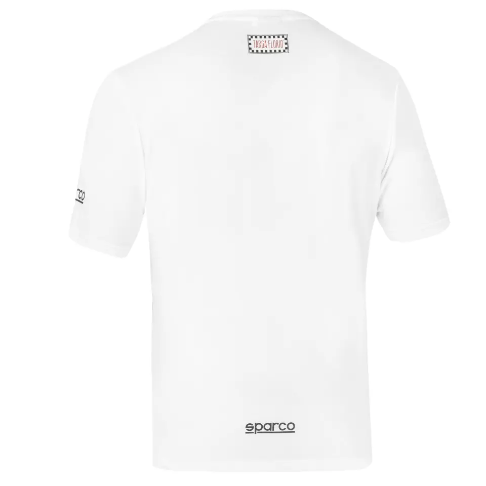 Sparco 013047TF-BI, Targa Florio T-Shirt T2, White, image 2, gallery thumbnail