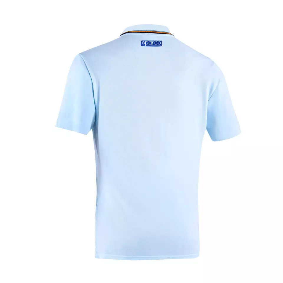 Sparco BML0003S0-C01, Gulf Piqué Poloshirt, Hellblau, image 2, gallery thumbnail