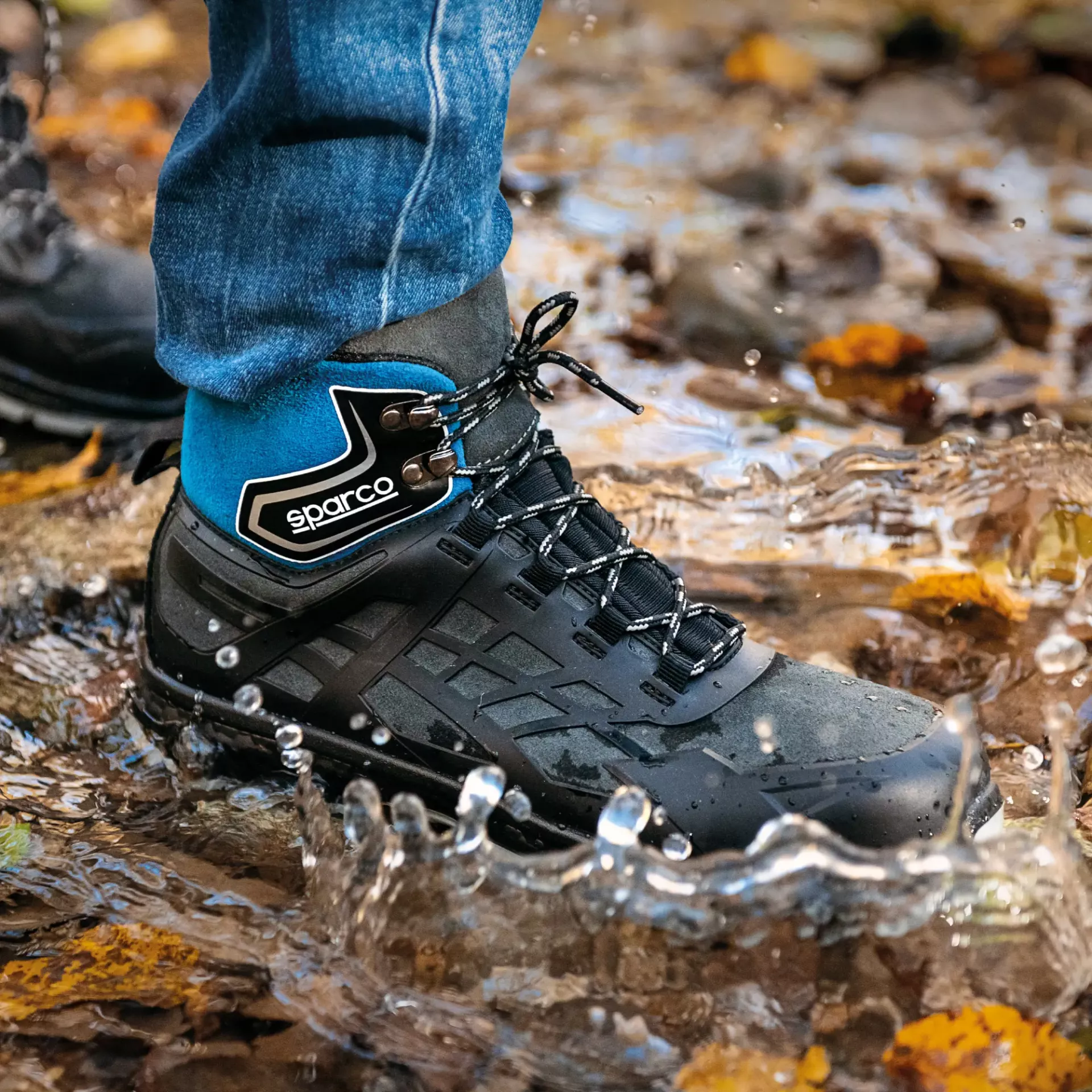 Sparco BTB0009B0-K05, Arctic Safety Shoes S7S SR FO, Black/Light Blue, image 5