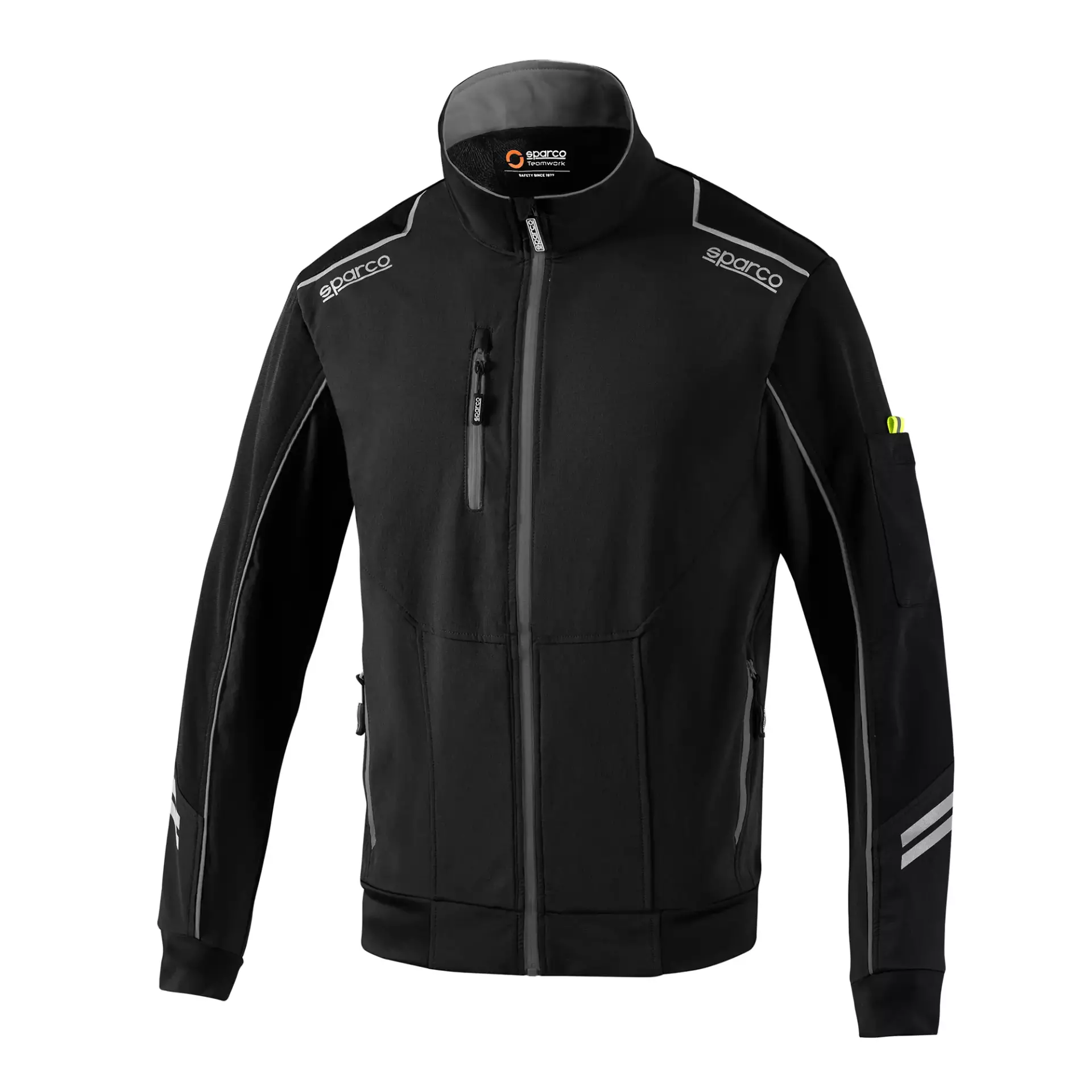 Sparco 02413NRGS, Austin Tech Softshell Jacket, Black/Gray, image 1