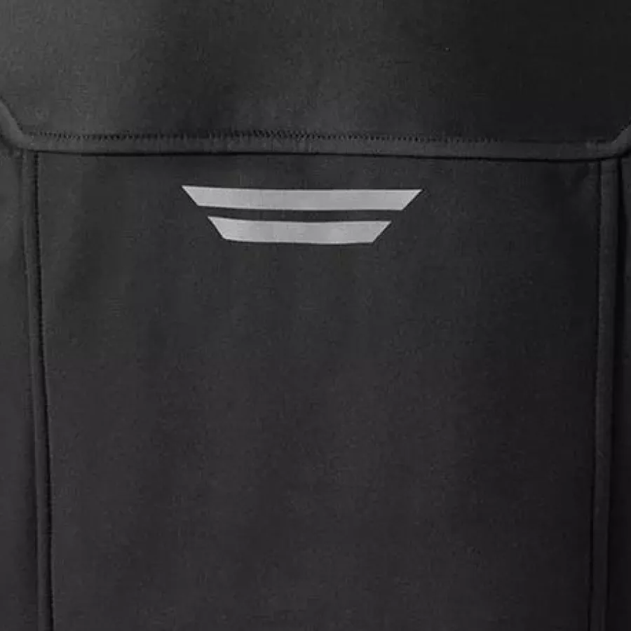 **Reflexstreifen auf dem Rücken** verbessern Ihre Sichtbarkeit für Sicherheit und Vertrauen bei schlechten Lichtverhältnissen.