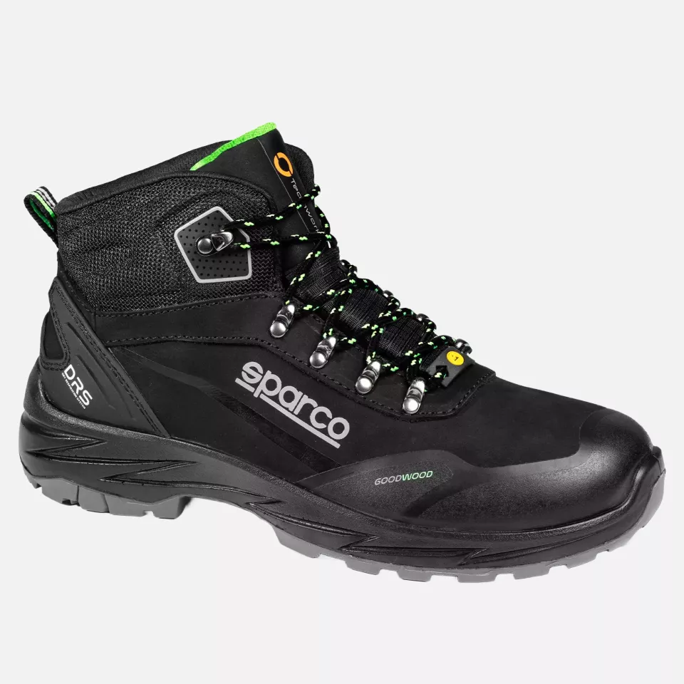 Sparco BTB0015B0-K01, Goodwood Safety Shoes O6, SR, ESD, FO, HRO, CI, Black, image 1, gallery thumbnail
