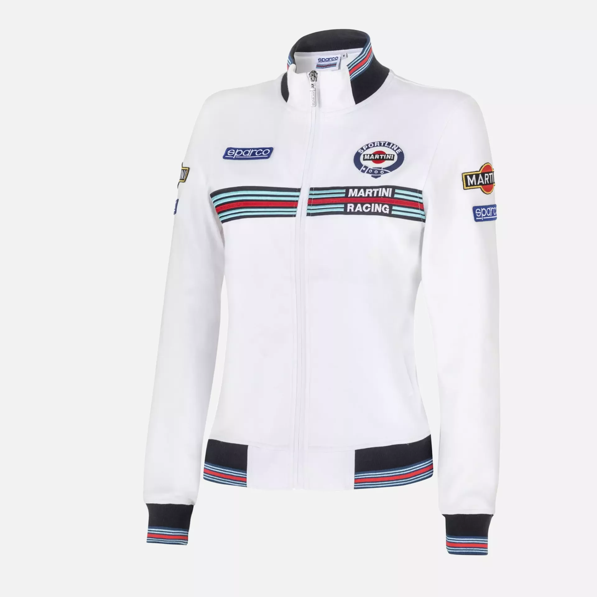 Sparco 013033MR-BI, Martini Racing Damen Sweatjacke, Weiß, image 1
