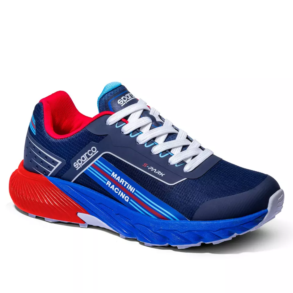 Sparco BTB0008D0-N31, S-PARK Martini Racing Schuhe, Sardinia, Marineblau/Rot, image 1, gallery thumbnail