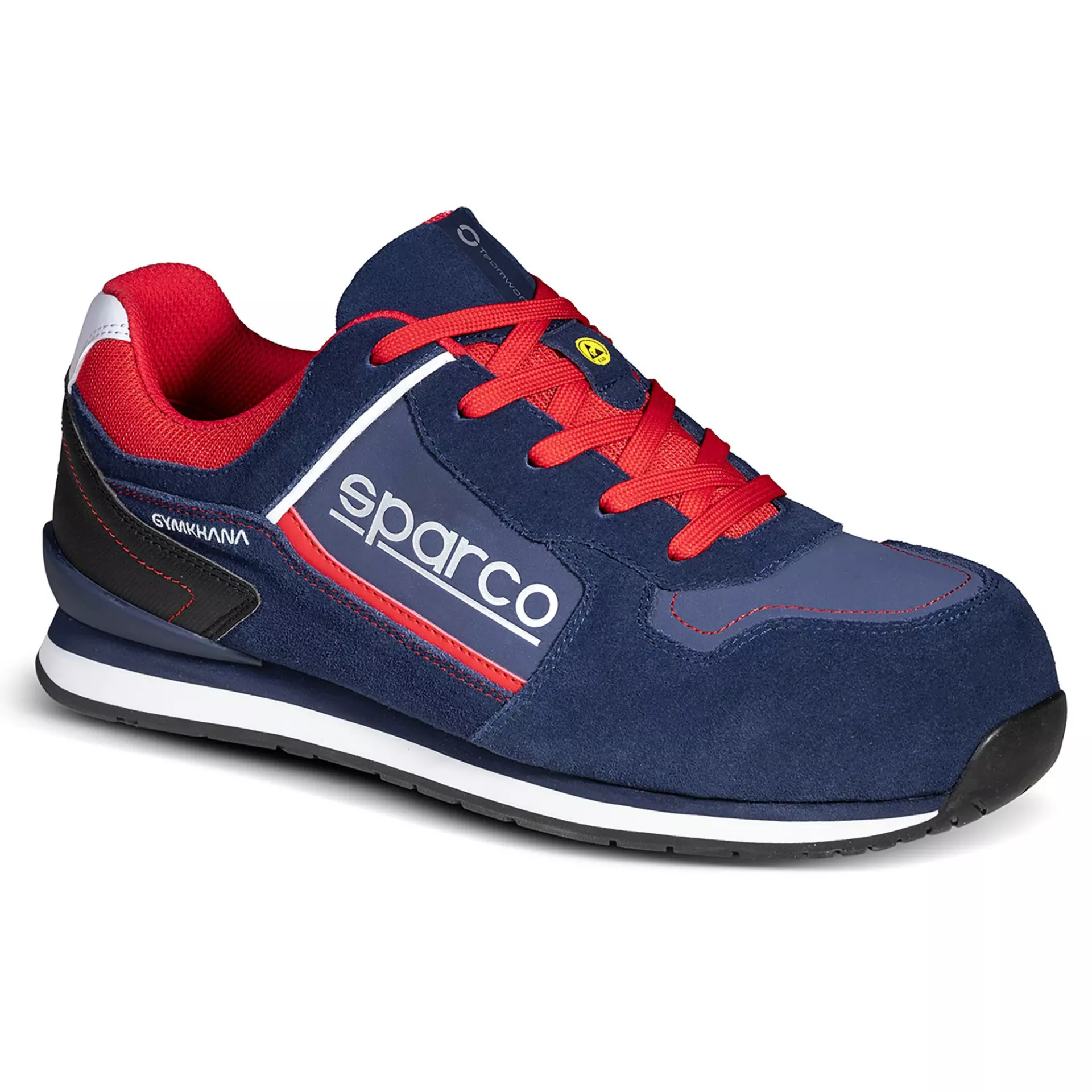 Sparco 07535BMRS, Gymkhana Tacoma Skyddsskor ESD S3 SRC HRO, marinblå/röd, image 1