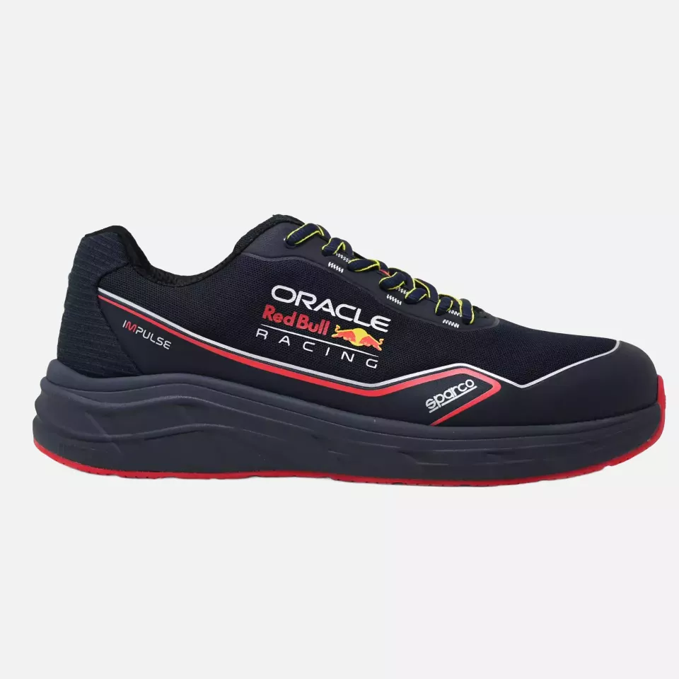 Sparco 07545RBBM, Impulse Milton Safety Shoes, S1PS, Red/Navy Blue, image 2, gallery thumbnail