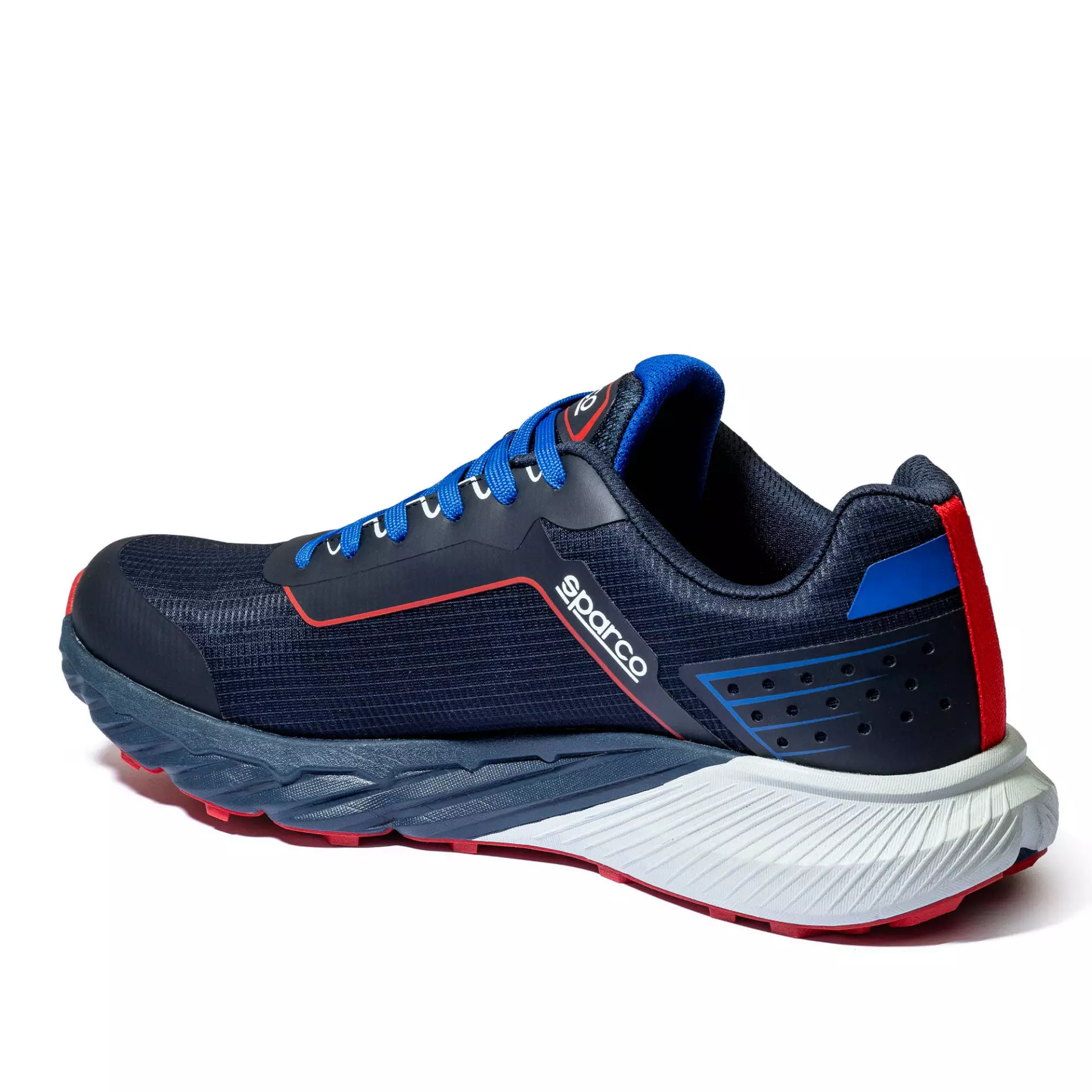 Sparco BTB0007B0-N31, S-Park Safety Shoes O1, Navy Blue/Red, image 2