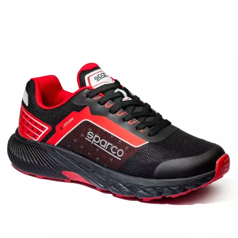 Sparco S-Park Safety Shoes O1, Black/Red