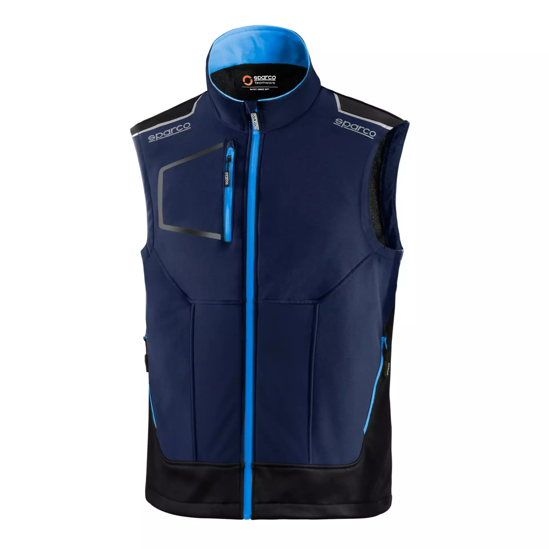 Sparco 02419BMAZ, Illinois Tech Lätt väst, marinblå/blå, image 1
