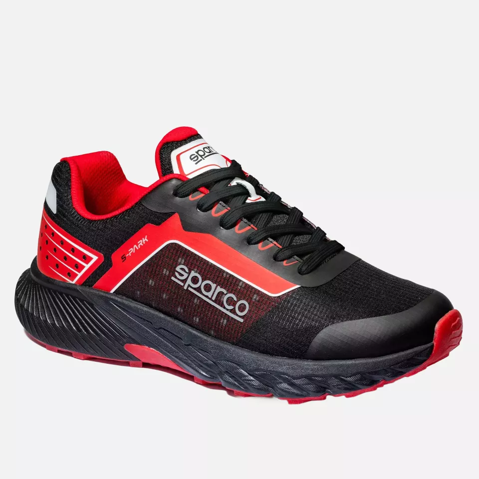 Sparco BTB0007B0-K12, S-Park Berufsschuhe O1, Schwarz/Rot, image 1, gallery thumbnail