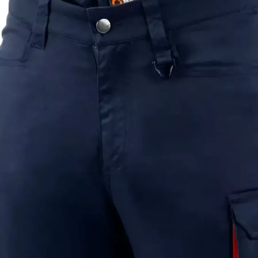 **Cotton-Polyester Blend Construction** delivers a soft, breathable feel combined with the strength needed for daily work.