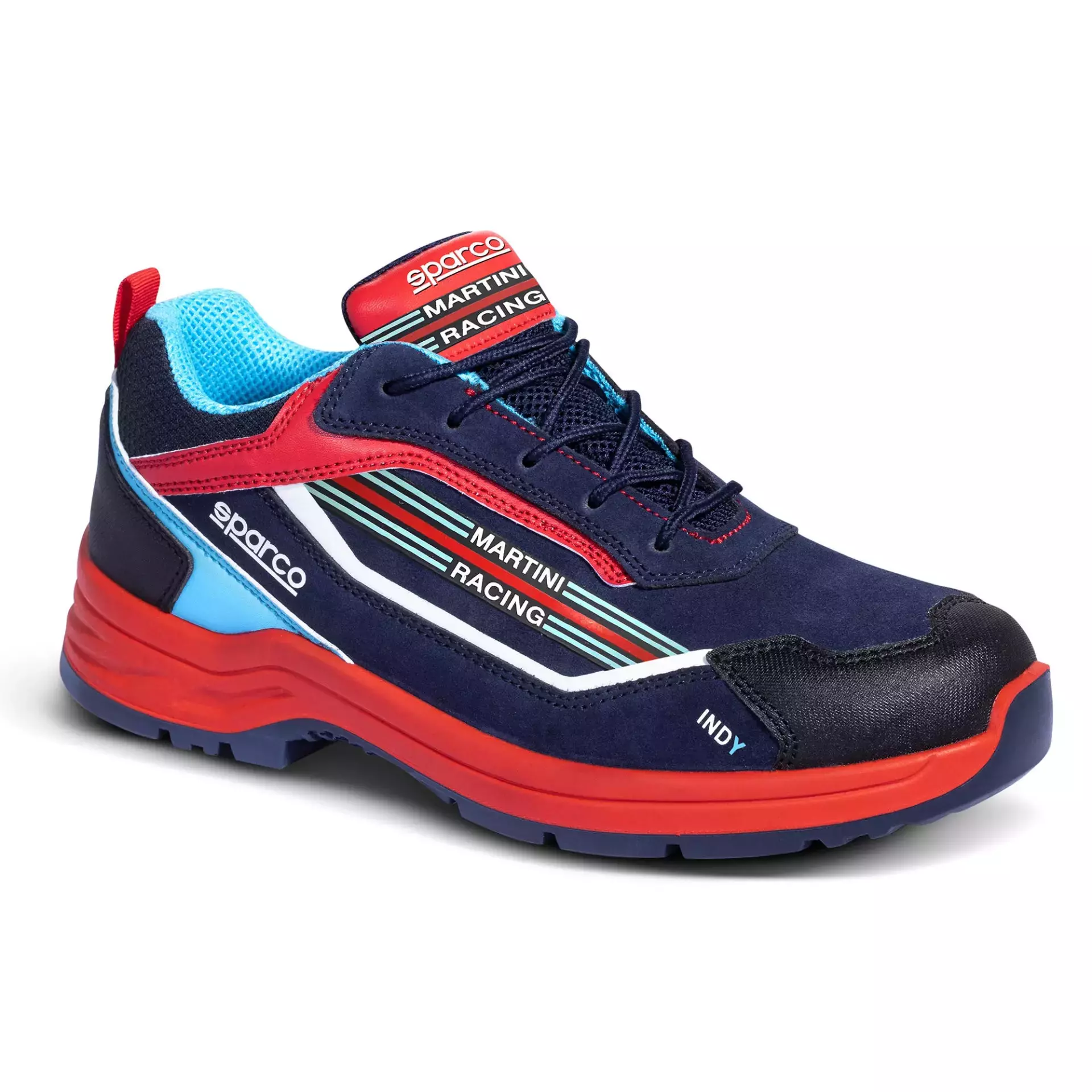 Sparco 07537MRBMRS, Indy Sanremo Saftey Shoes ESD S3S SR FO LG, Navy Blue/Red, image 4