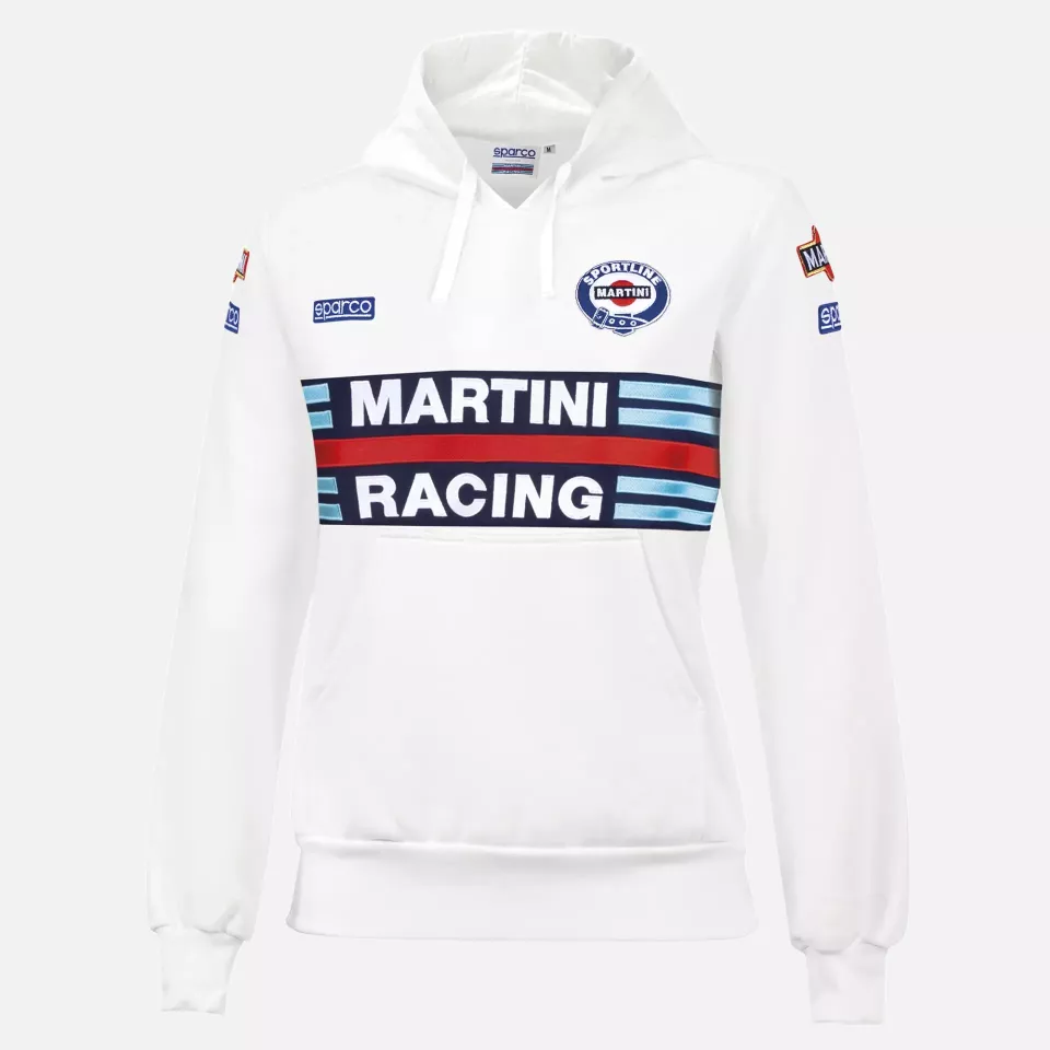 Sparco 01397MR-BI, Martini-R Damen-Hoodie, Weiß, image 1, gallery thumbnail