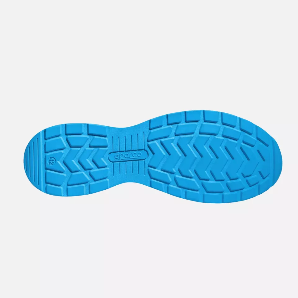 Sparco BTB0030B0-K30, Traction Safety Shoes S3S SR FO HR, Black/Sky Blue, image 4, gallery thumbnail
