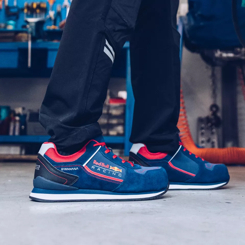 Sparco 07535RBBMRS, Gymkhana Redbull Sicherheitsschuhe ESD ESD S3S SR FO HRO, Marineblau/Rot, image 5, gallery thumbnail