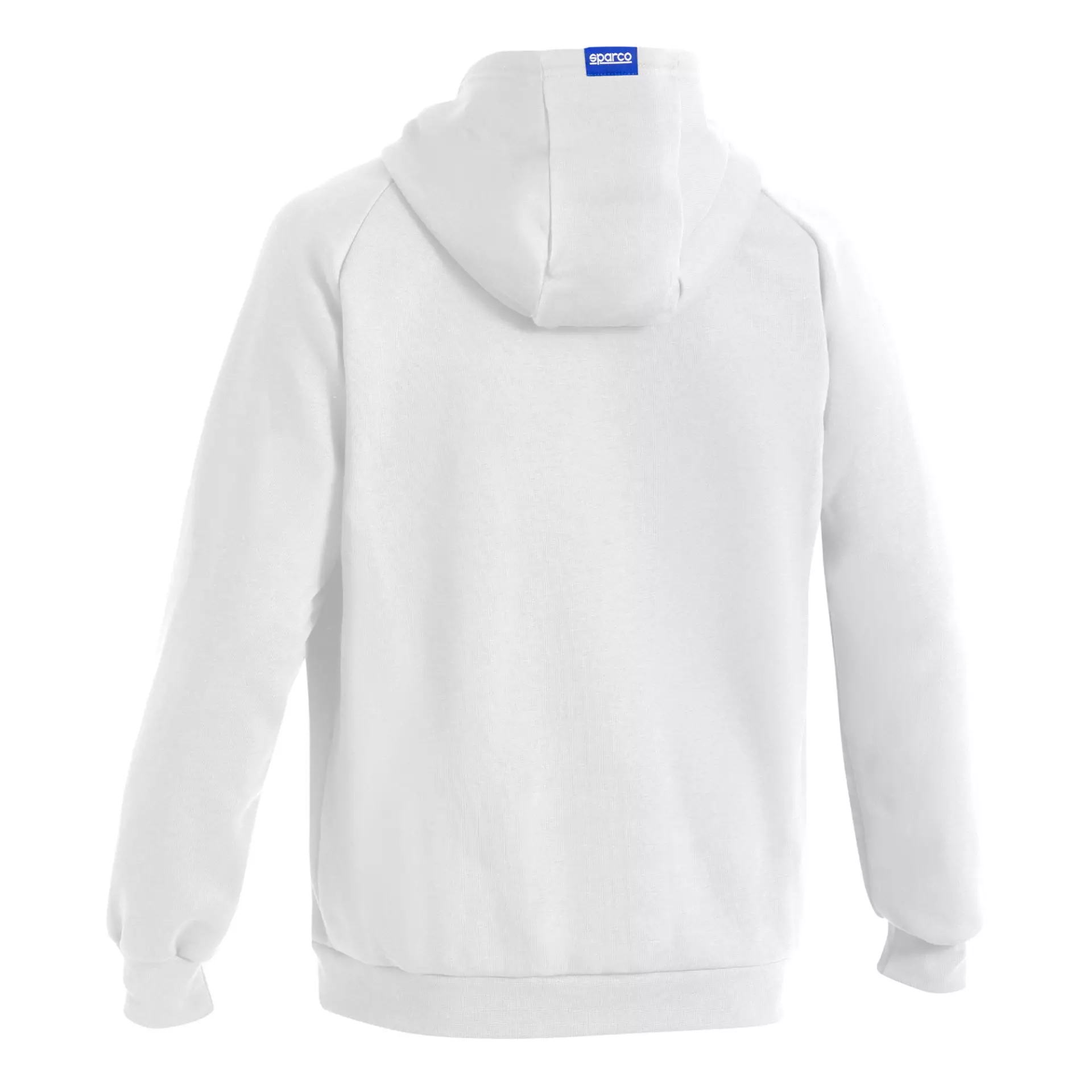 Sparco BMF0010S0-W01, Gulf Hooded Sweatshirt Full Zip, White, image 2