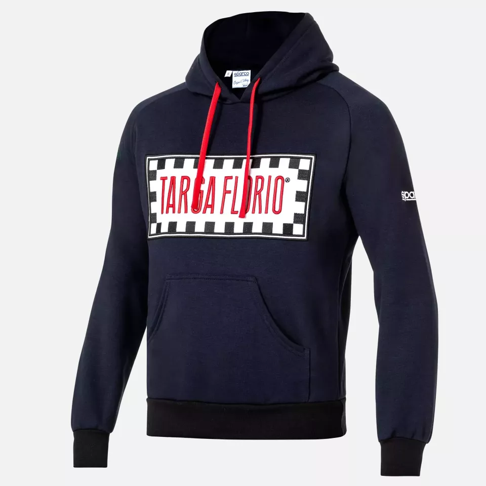 Sparco 013041TF-BM, Targa Florio F1 Hoodie, Navy Blue, image 1, gallery thumbnail