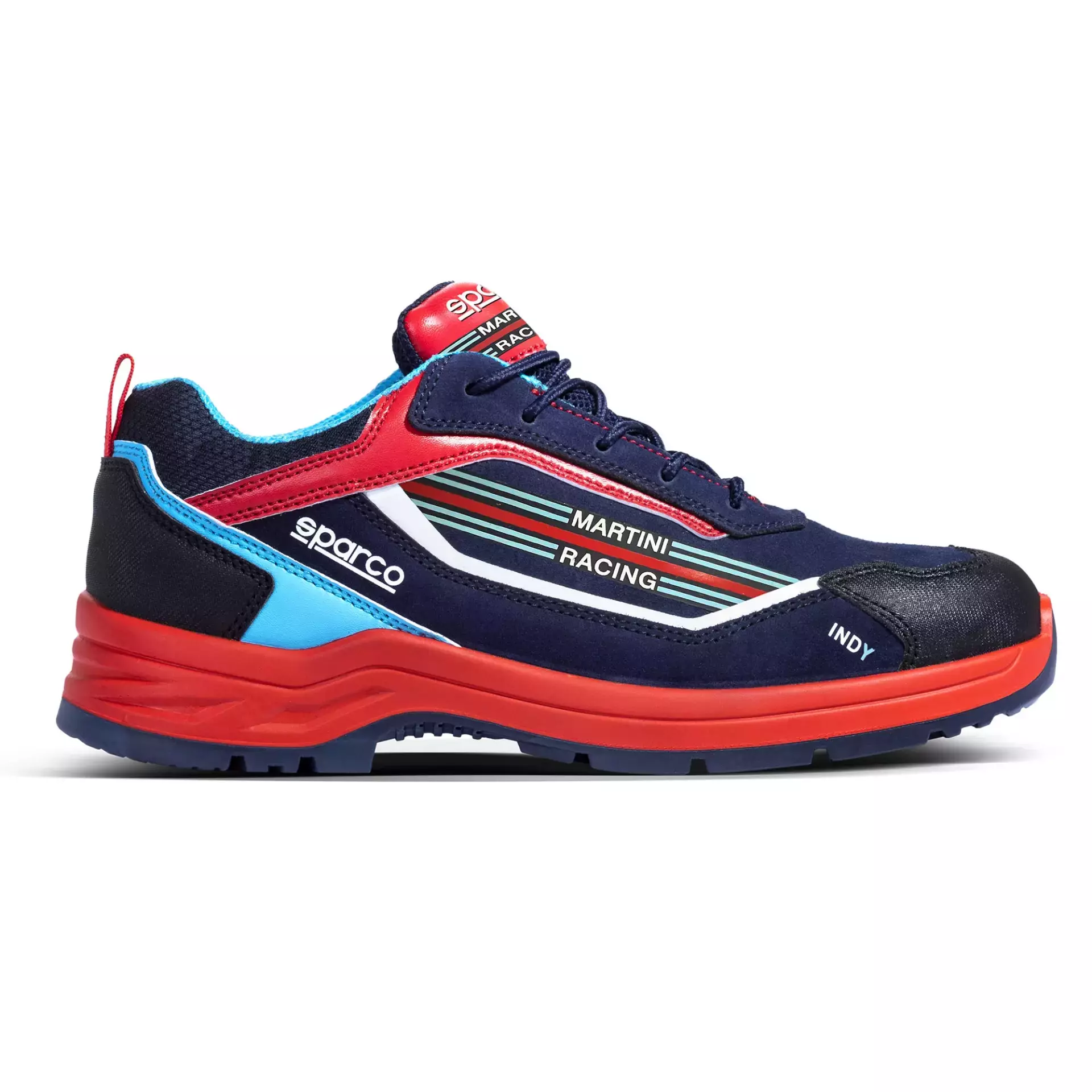 Sparco 07537MRBMRS, Indy Sanremo Saftey Shoes ESD S3S SR FO LG, Navy Blue/Red, image 2