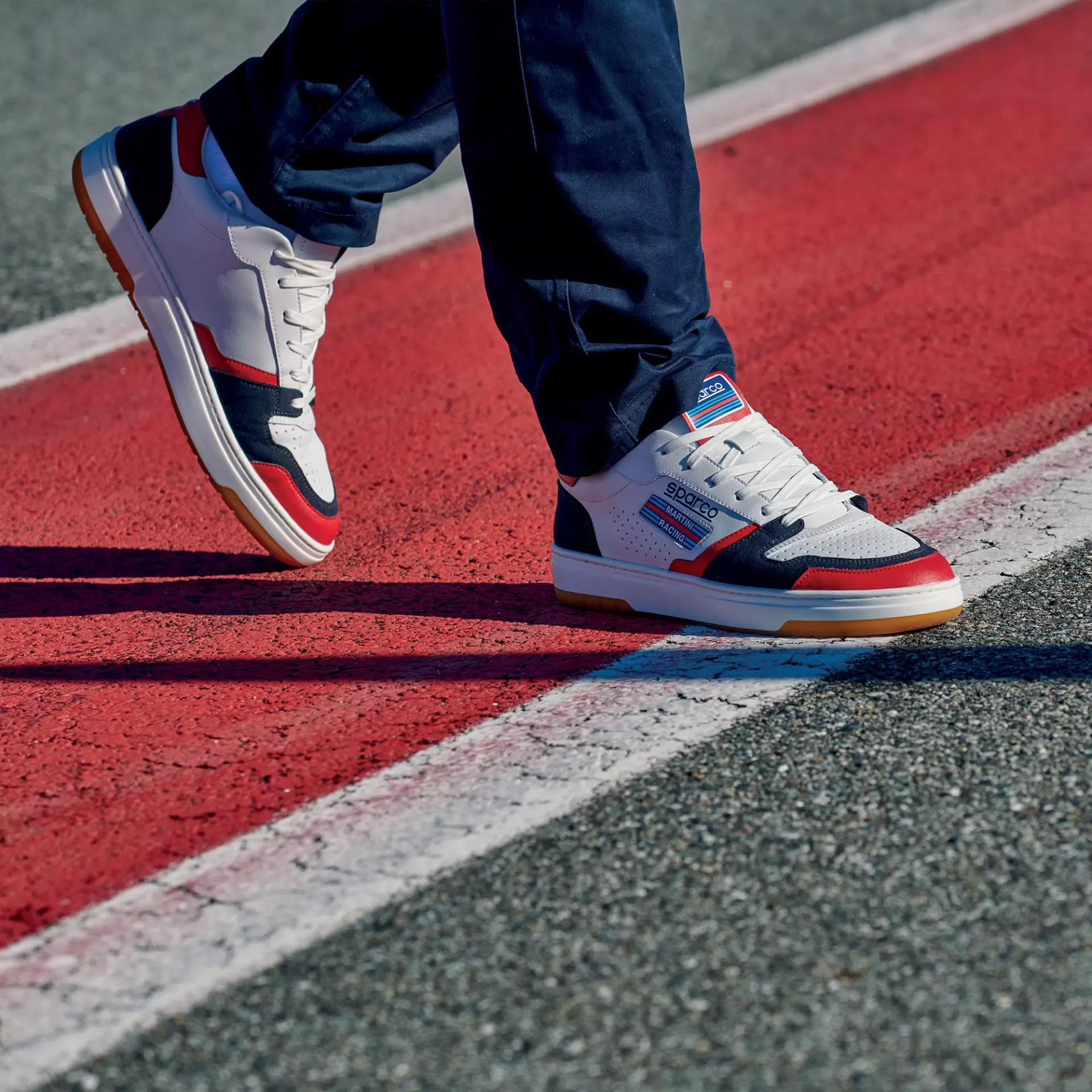 Sparco 0012B4MR-BIBM, S-Urban Martini Schuhe, Weiß/Blau/Rot, image 5