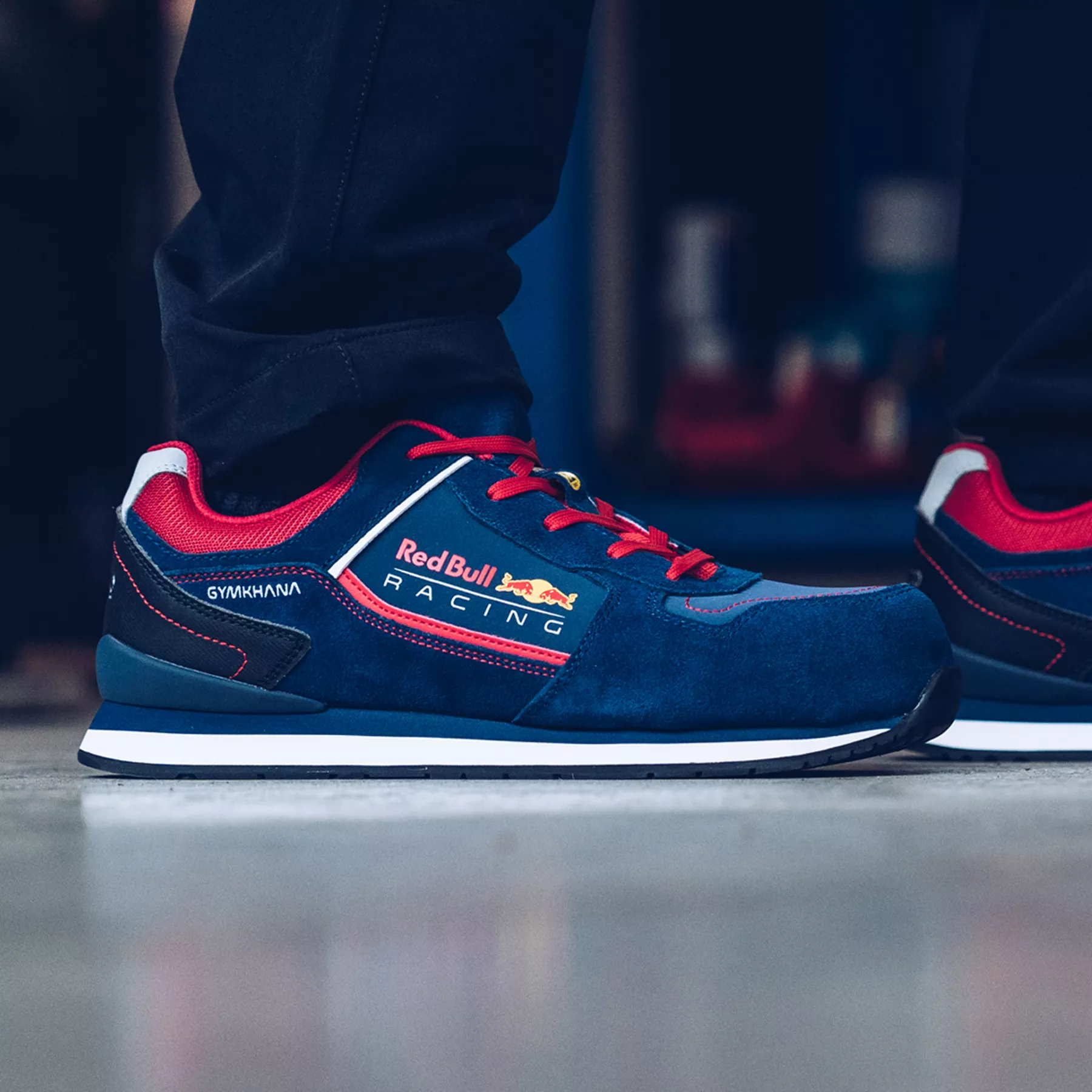 Sparco 07535RBBMRS, Gymkhana Redbull Sicherheitsschuhe ESD ESD S3S SR FO HRO, Marineblau/Rot, image 6
