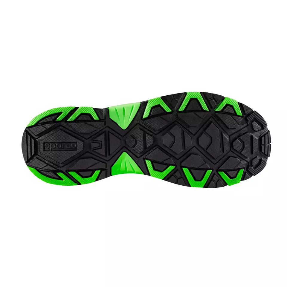 Sparco 07528NRVF, Allroad Baku Saftey Shoes ESD S3S SR FO HRO, Black/Green, image 2, gallery thumbnail