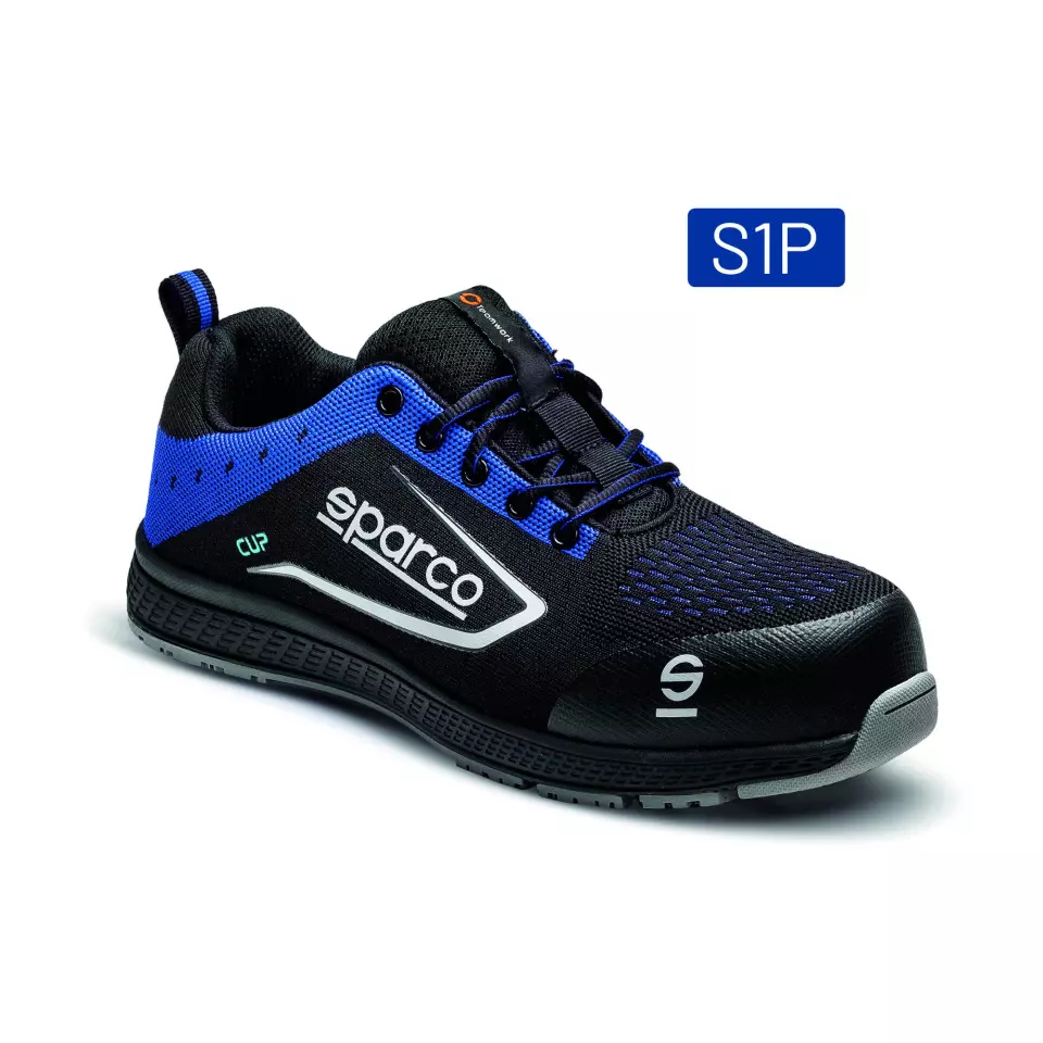 Sparco 07526NRAZ, Cup Ricard Sicherheitsschuhe ESD S1P SRC, Schwarz/Blau, image 3, gallery thumbnail