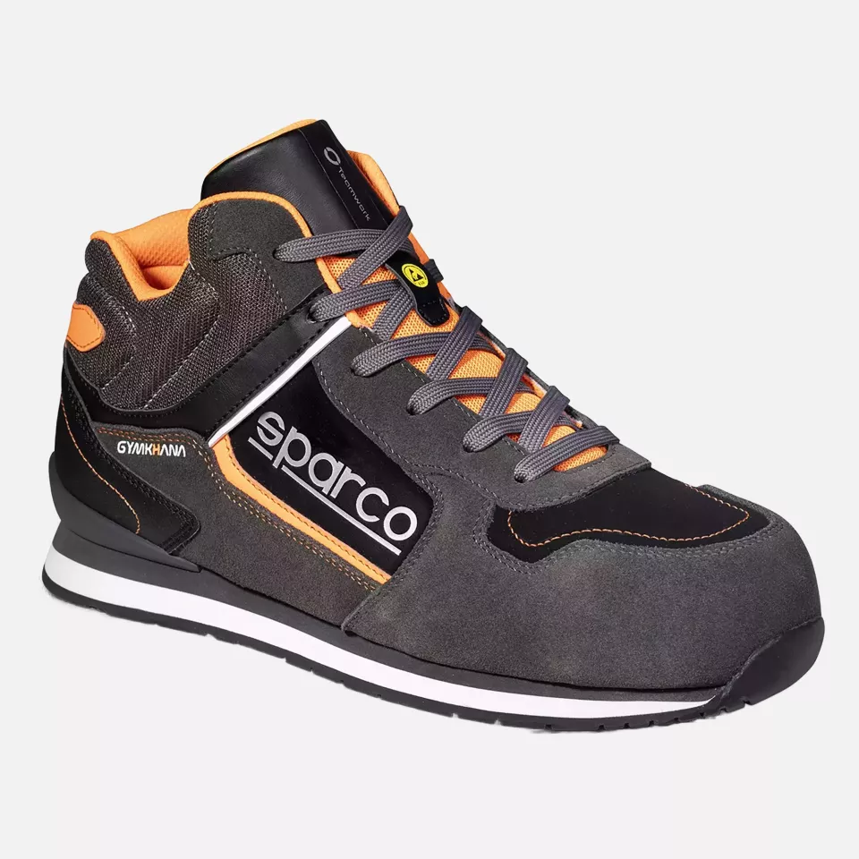 Sparco 07536GSAF, Gymkhana Acropolis Sicherheitsschuhe ESD S3 SRC HRO, Grau/Orange, image 1, gallery thumbnail
