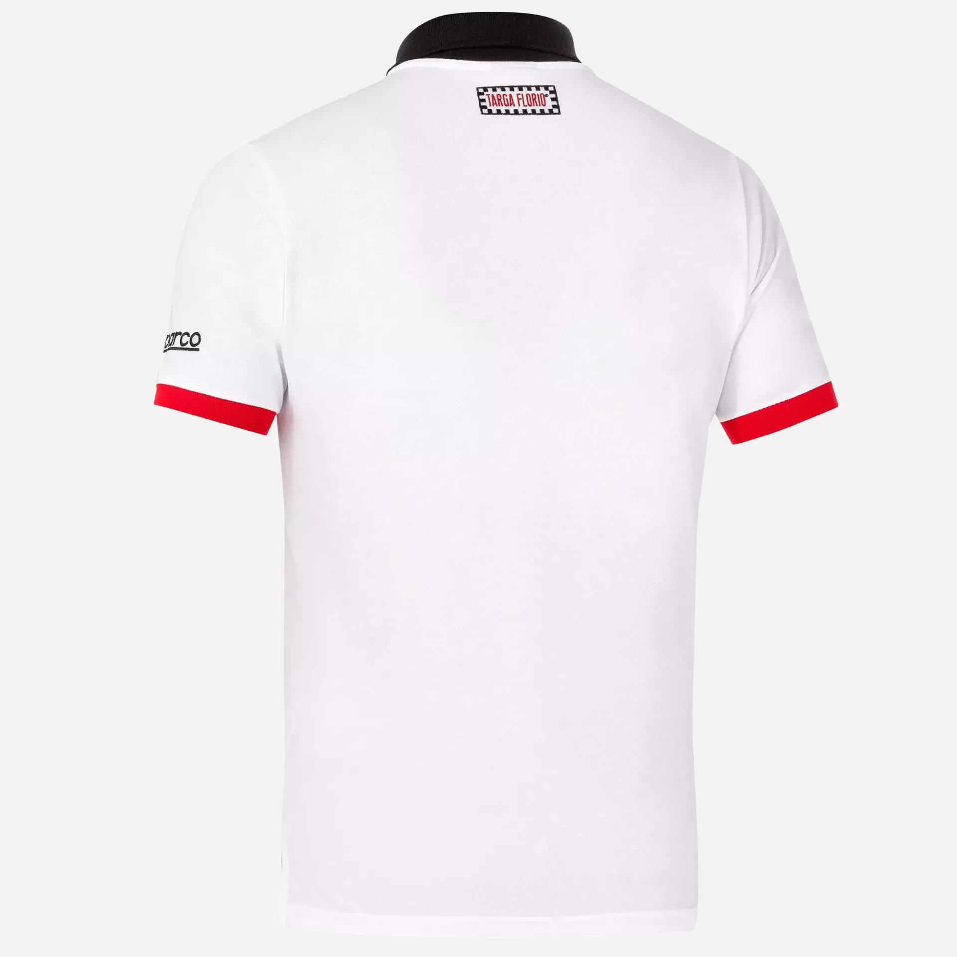 Sparco 013040TF-BIRS, Targa Florio Poloshirt, Weiß/Rot, image 2