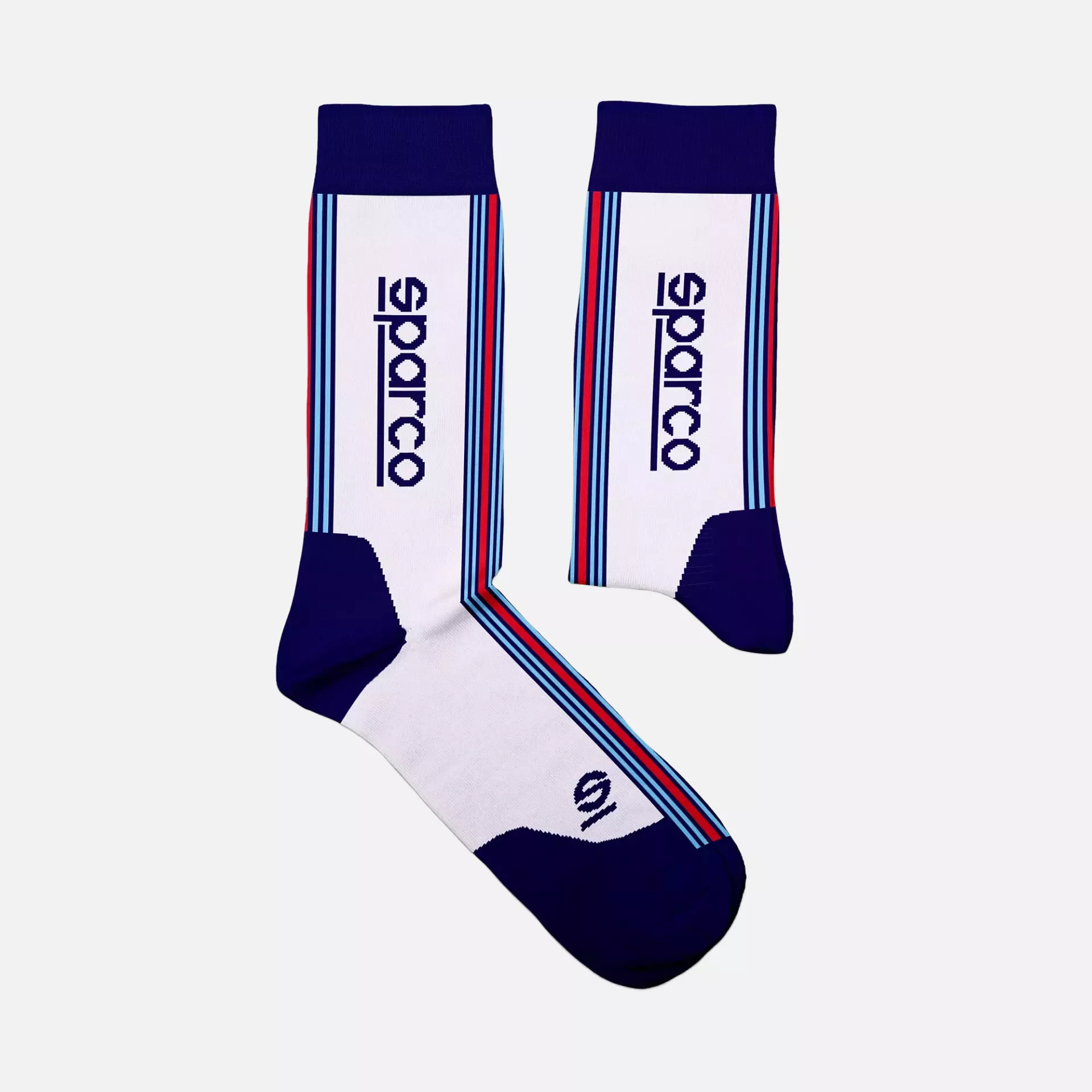 Sparco 099145MR-BIBM, Martini-R Iconic Socks, White/Blue, image 3