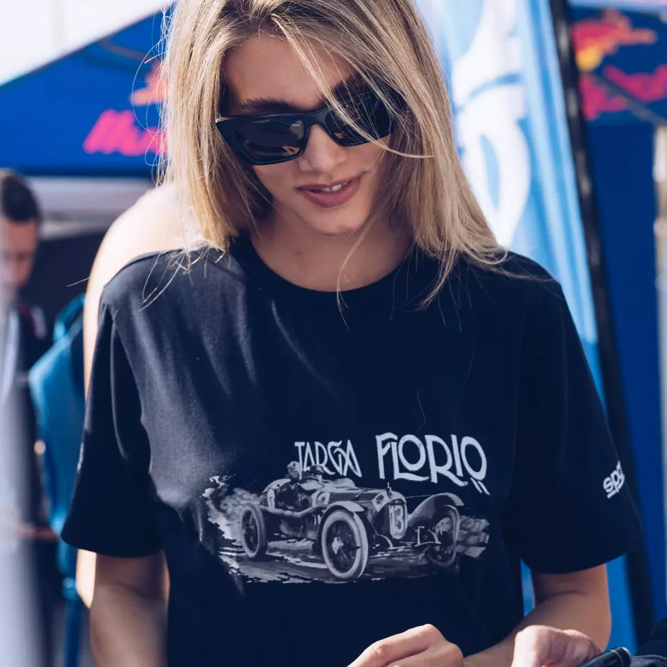 Sparco 013047TF-BM, Targa Florio T-Shirt, Navy Blue, image 3, gallery thumbnail