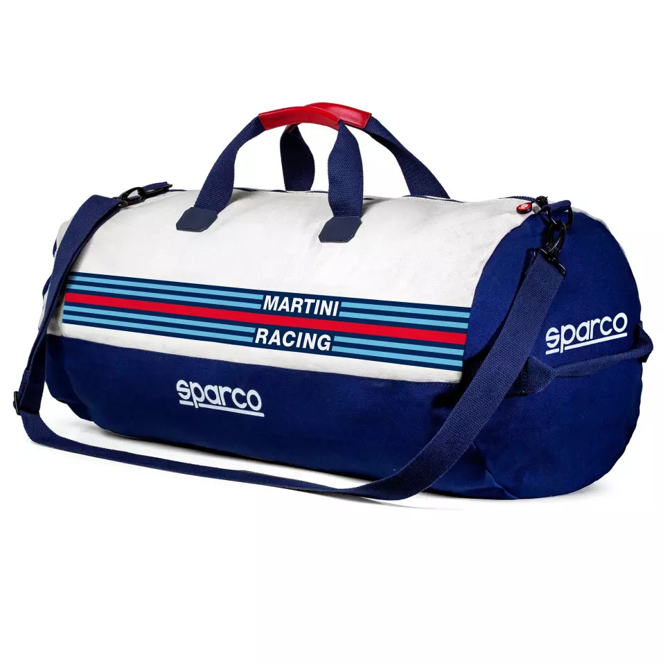 Sparco 099100MR, Martini Racing Travel Bag, Blue/White, image 2, gallery thumbnail