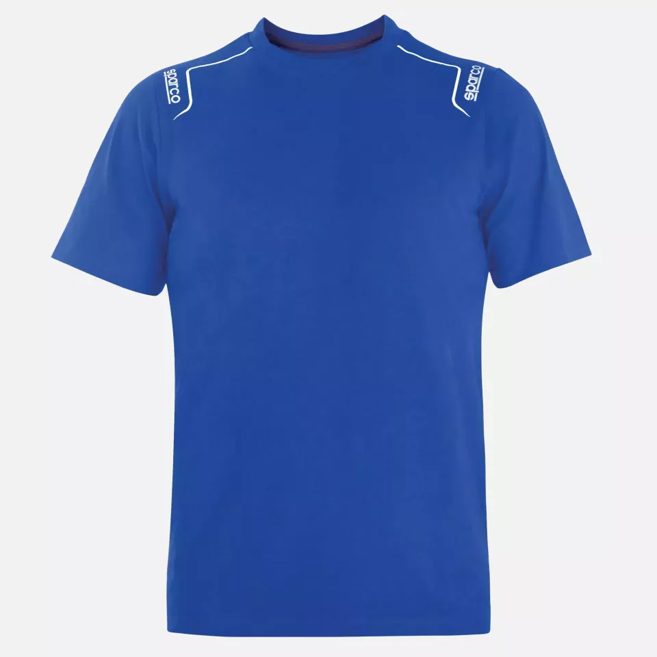 Sparco 02408AZ, Trenton Tech Stretch T-Shirt, Blue, image 1, gallery thumbnail