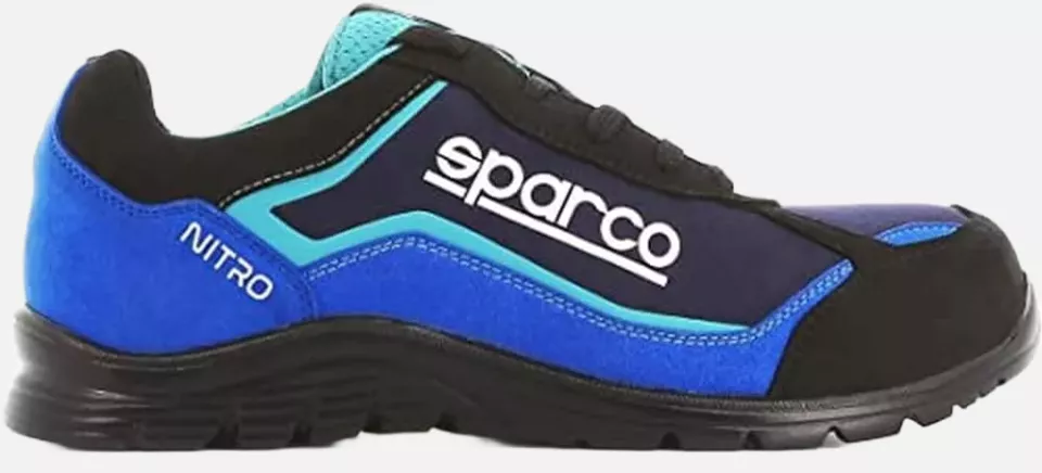 Sparco 07522NRAZ, Nitro Petter Sicherheitsschuhe ESD S3 SRC, Schwarz/Blau, image 1, gallery thumbnail