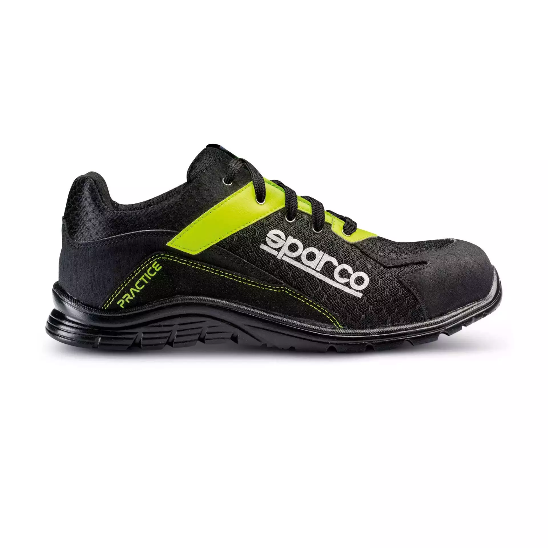 Sparco 07517NRGF, Practice Jos Safety Shoes ESD S1P SRC, Black/Yellow, image 1