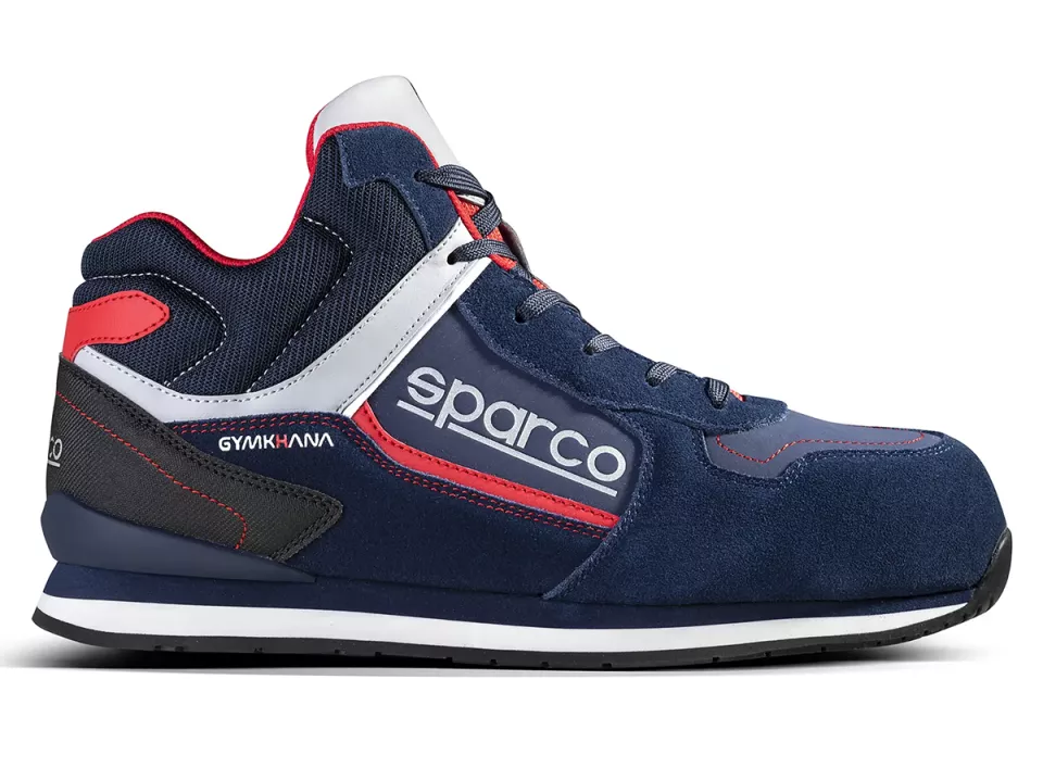 Sparco 07536BMRS, Gymkhana Olympus Sicherheitsschuhe ESD S3 SRC HRO, Marineblau/Rot, image 2, gallery thumbnail