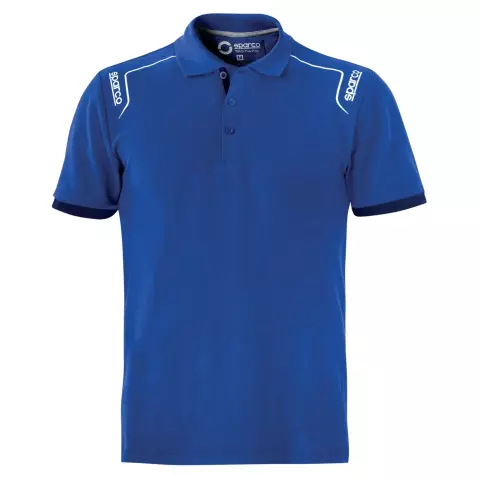 Sparco Portland Tech Stretch Polo, Blue