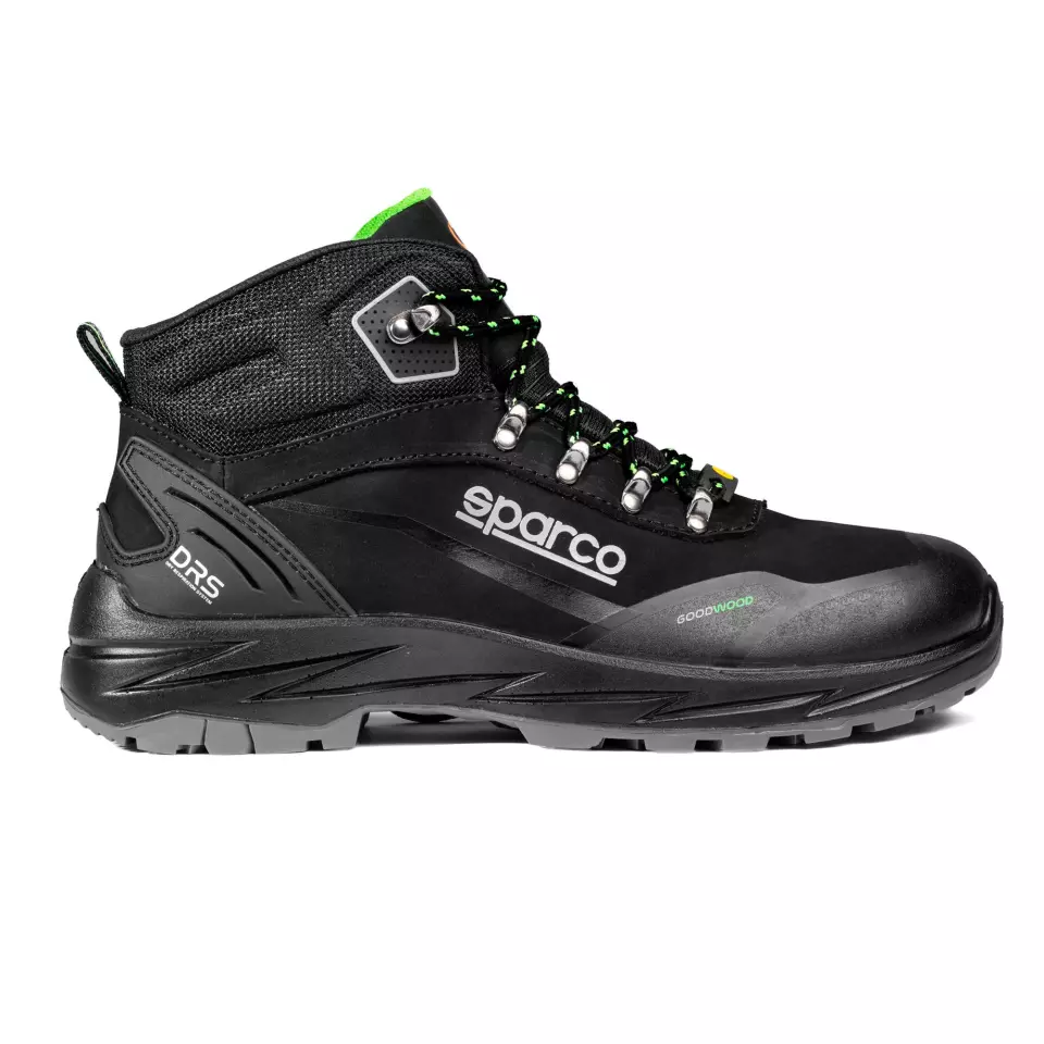 Sparco BTB0015B0-K01, Goodwood Safety Shoes O6, SR, ESD, FO, HRO, CI, Black, image 3, gallery thumbnail