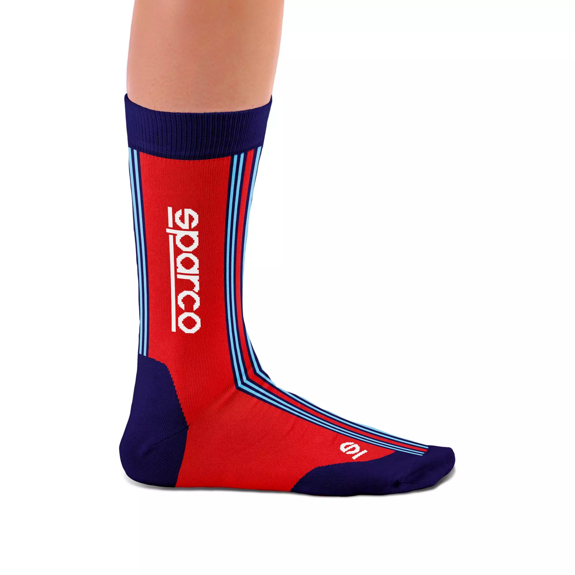 Sparco 099145MR-RSBM, Martini-R Iconic Socks, Red/Navy Blue, image 1